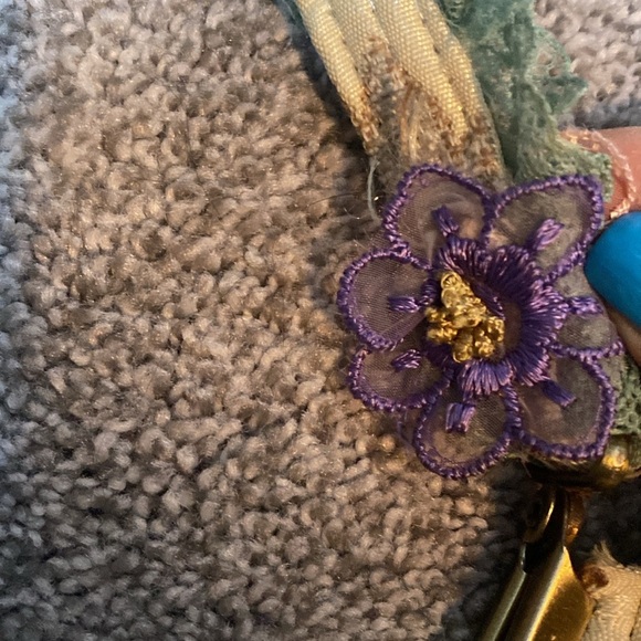 Ziba The Collection Vintage Purse Handbag Kiss Lock Unique - Picture 7 of 16